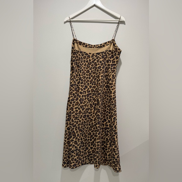 Abercrombie & Fitch Brown Leopard Dress Size M - Picture 2 of 7